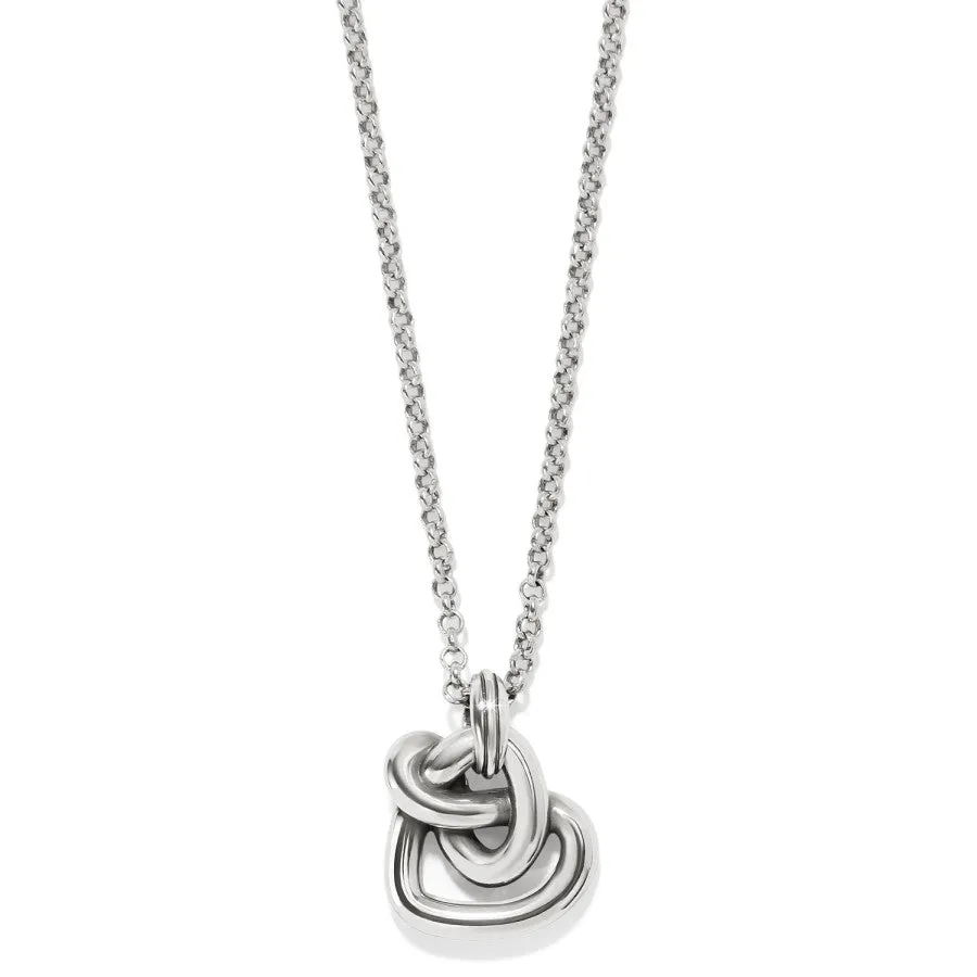 Interlok Curve Heart Necklace sold by Brighton