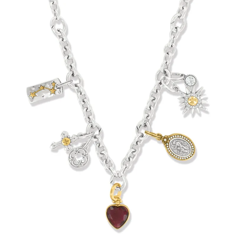Silver Charm Necklace sold by Brighton