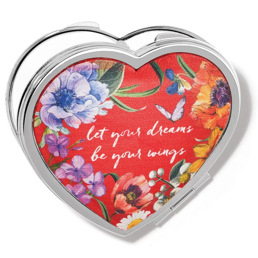 Blossom Hill Rouge Heart Compact Mirror sold by Brighton