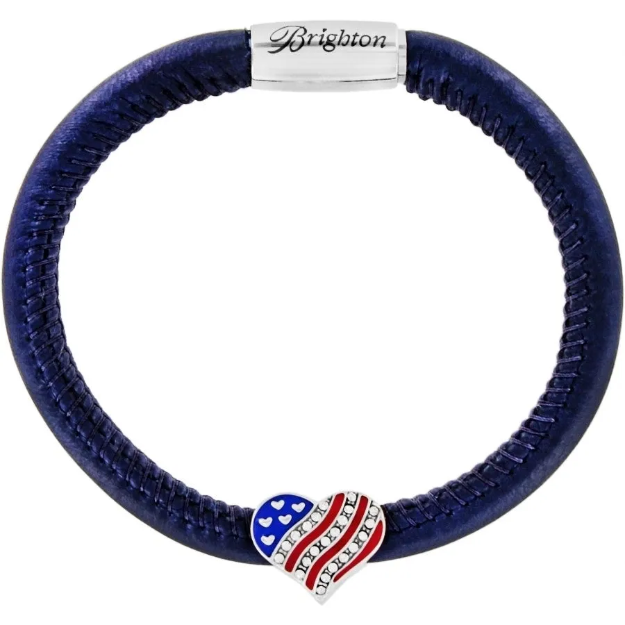 Hearts And Stripes Bracelet sold by Brighton