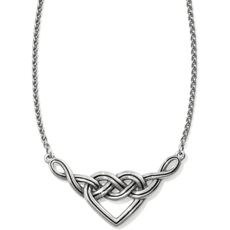 Interlok V Heart Necklace sold by Brighton