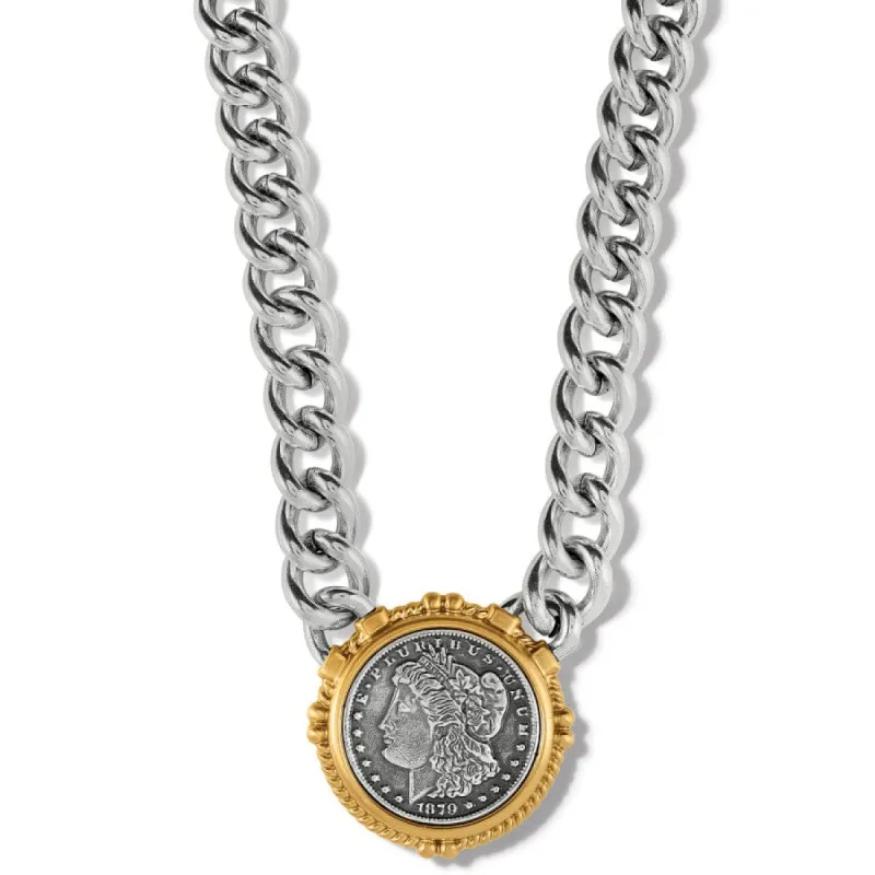 Lady Liberty Necklace sold by Brighton