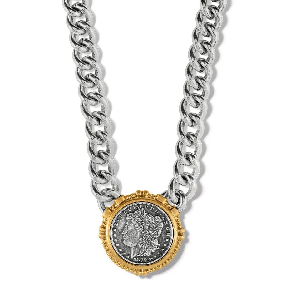 Lady Liberty Necklace sold by Brighton