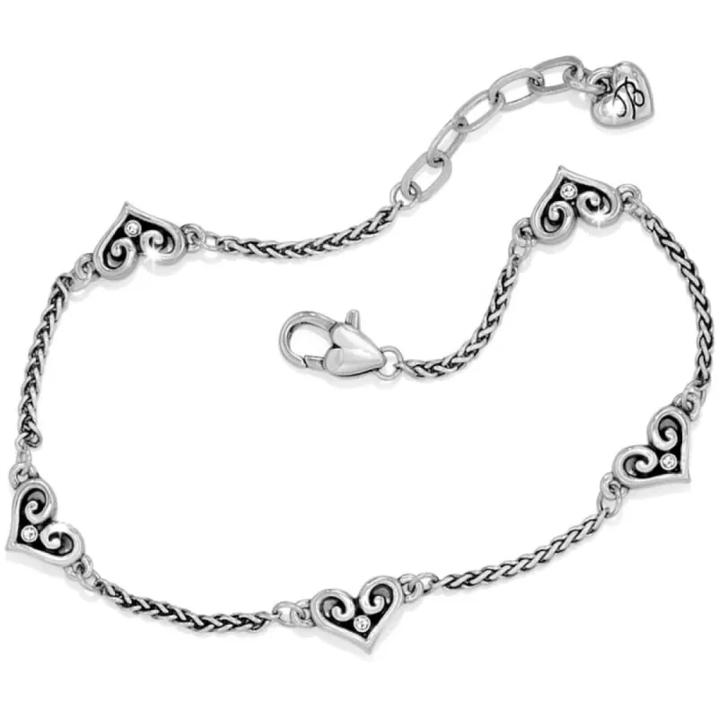 Alcazar Heart Anklet sold by Brighton