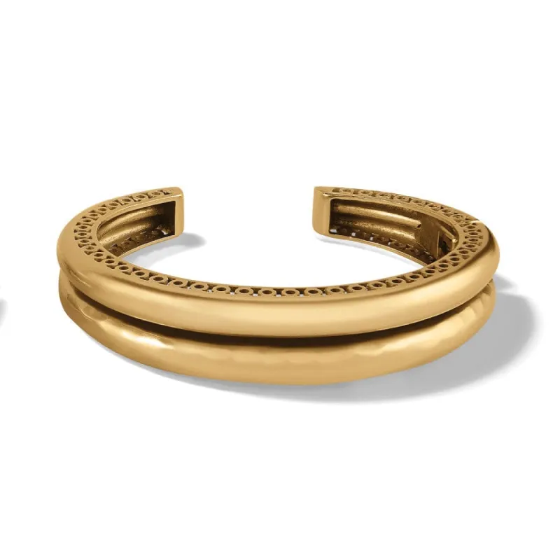 Inner Circle Double Hinged Bangle sold by Brighton