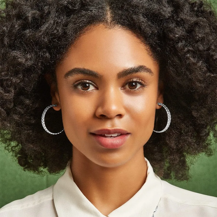 Interlok Braid Large Hoop Earrings sold by Brighton product image thumbnail 2