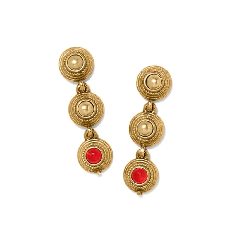 Venetian Gems Post Drop Earrings sold by Brighton