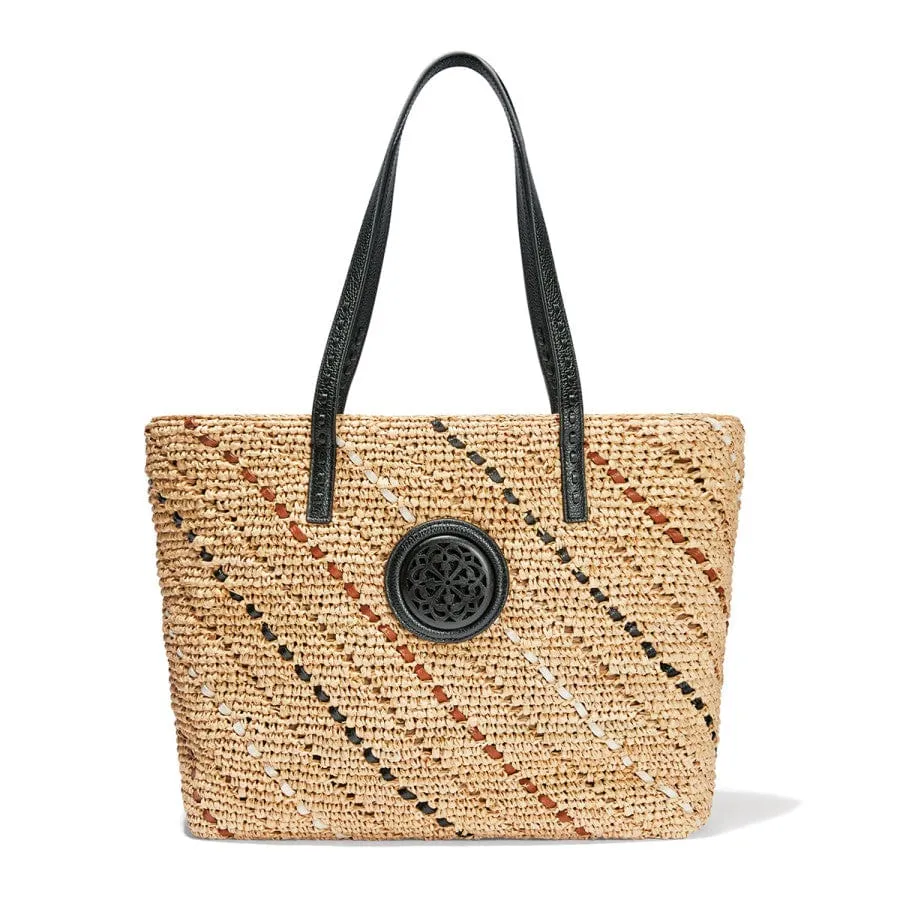 Kennis Straw Tote sold by Brighton