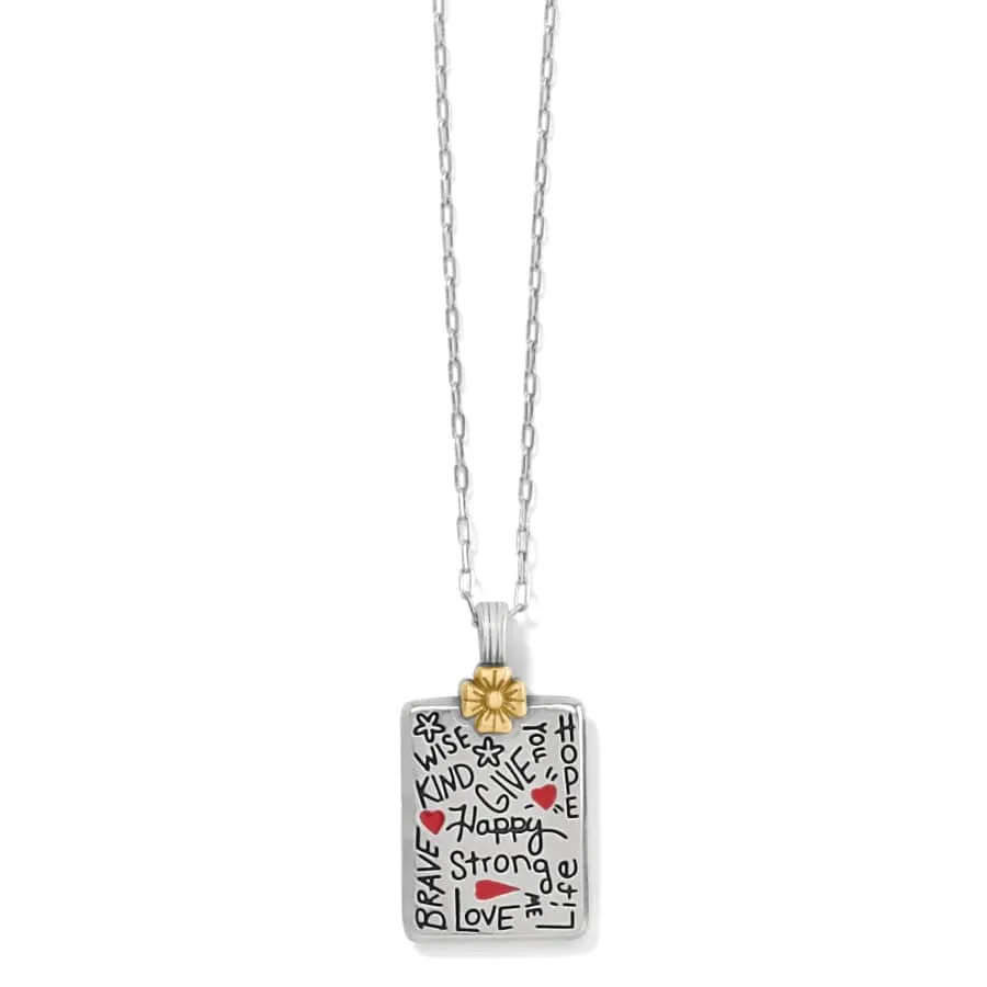 Give Love Flower Necklace sold by Brighton product image thumbnail 2