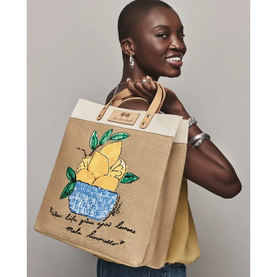 Main Squeeze Burlap Tote sold by Brighton product image thumbnail 5