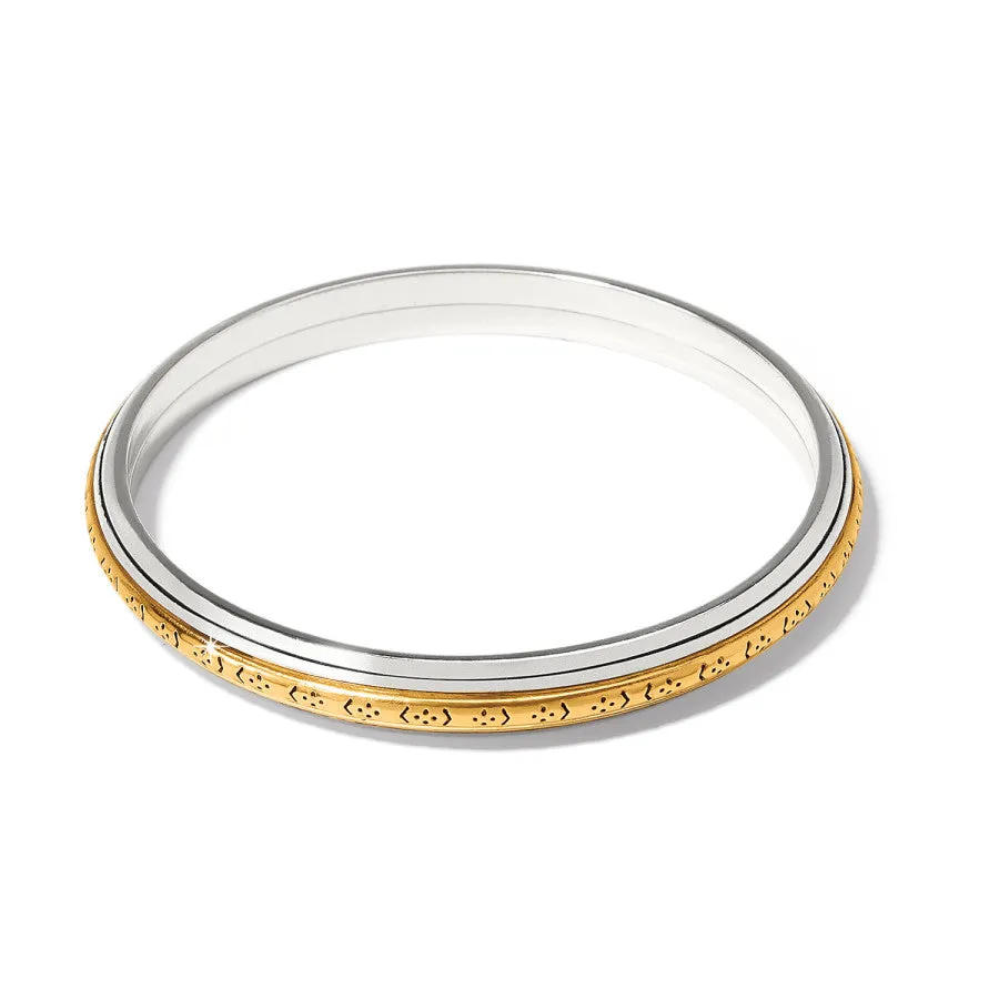 Mosaic Two Tone Bangle sold by Brighton product image thumbnail 2
