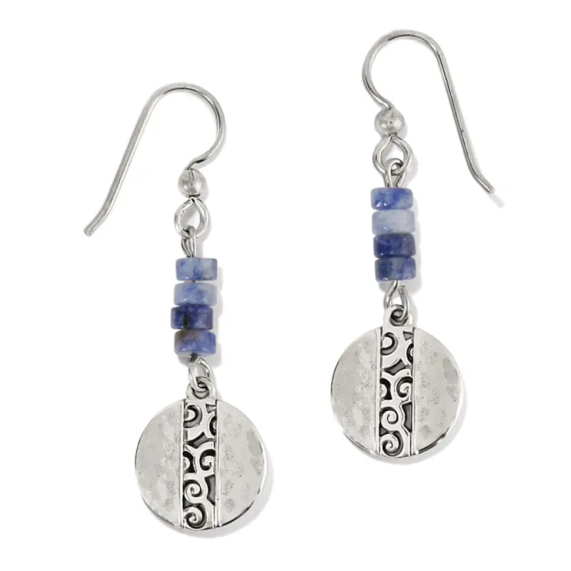 Mingle Shores Beaded Disc French Wire Earrings sold by Brighton