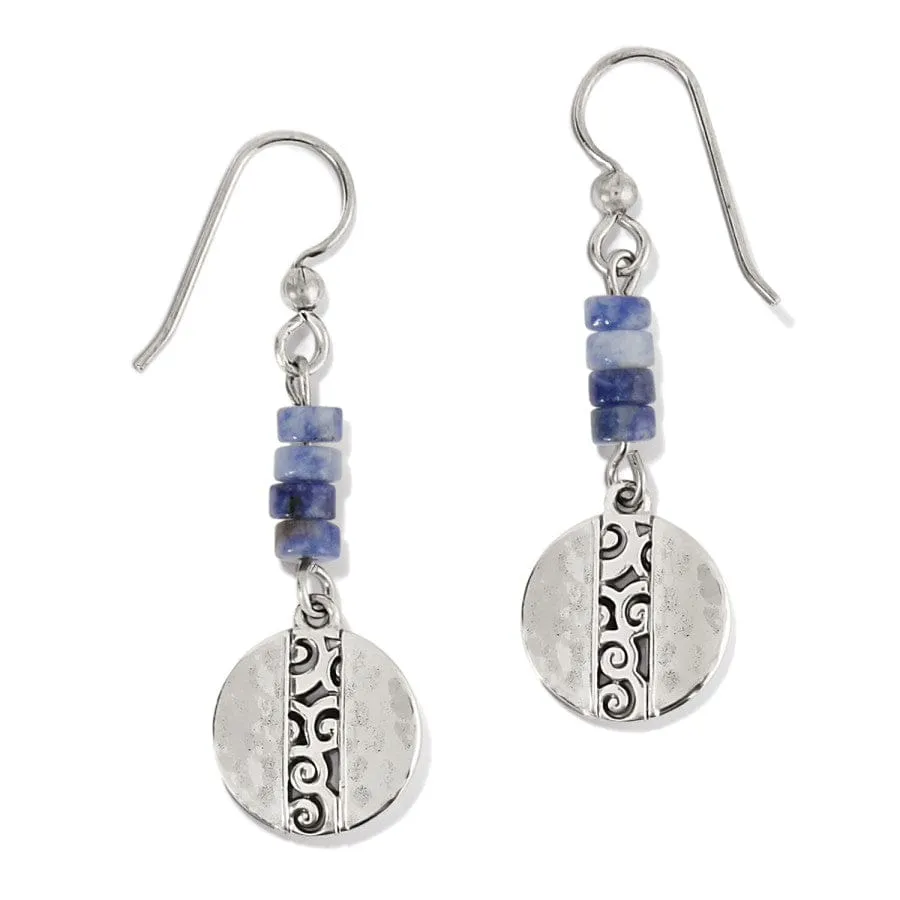 Mingle Shores Beaded Disc French Wire Earrings sold by Brighton