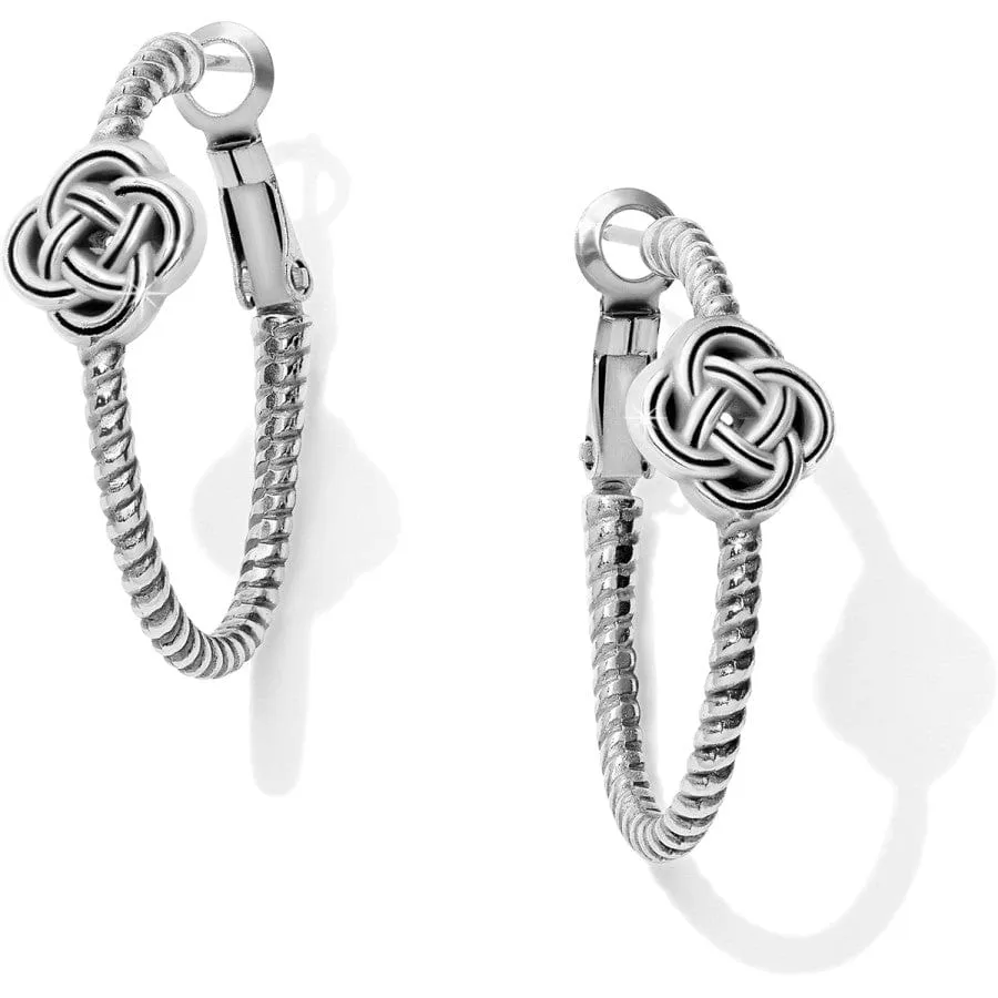 Interlok Knot Rope Hoop Earrings sold by Brighton product image thumbnail 2
