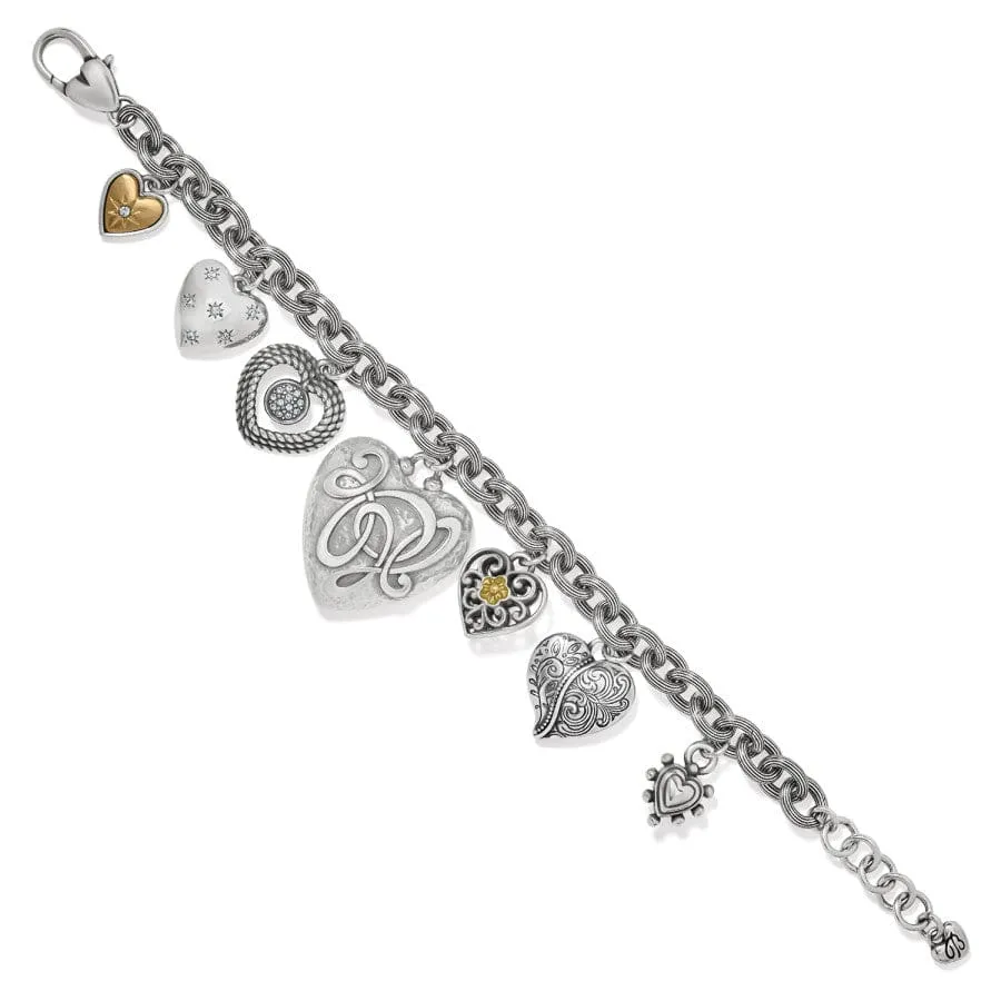 One Heart Endless Charm Bracelet sold by Brighton product image thumbnail 2