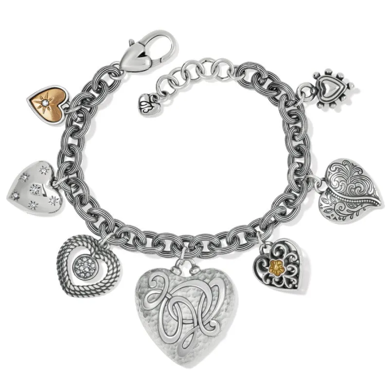 One Heart Endless Charm Bracelet sold by Brighton