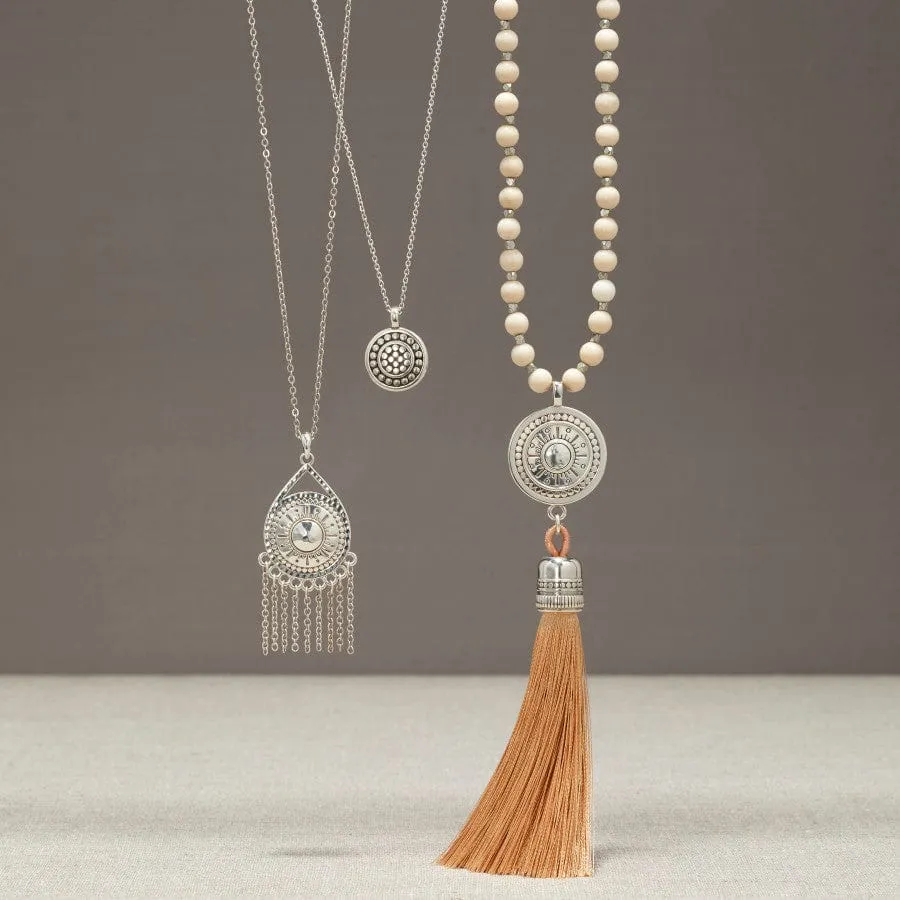 Marrakesh Neutral Fringe Necklace sold by Brighton product image thumbnail 3