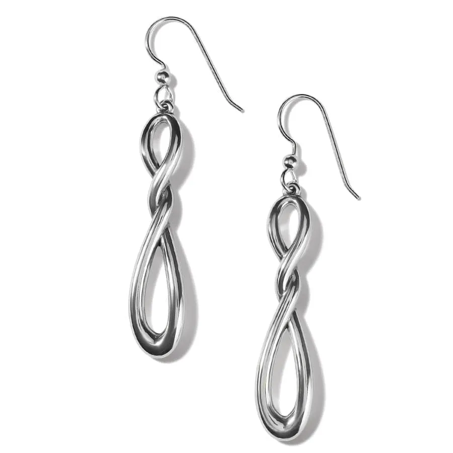 Interlok Twist French Wire Earrings sold by Brighton