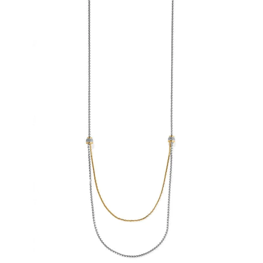 Meridian Petite Two Tone Double Necklace sold by Brighton