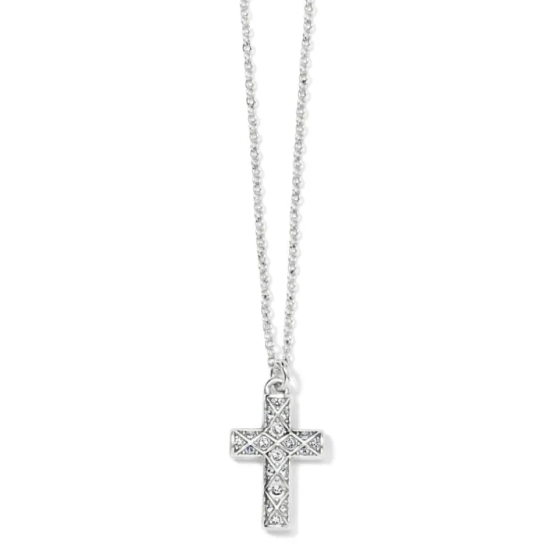 Diamond Cross Necklace sold by Brighton