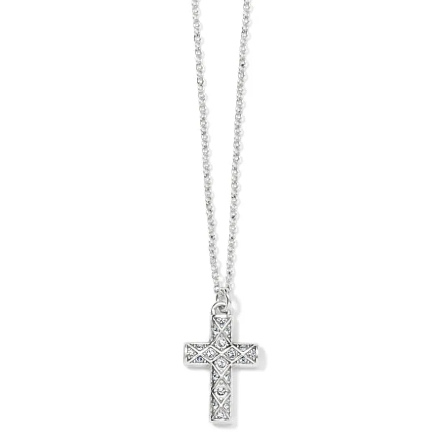 Diamond Cross Necklace sold by Brighton
