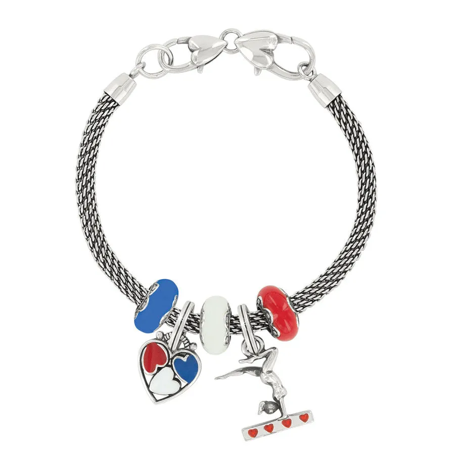 Gymastics Love Charm Bracelet sold by Brighton product image thumbnail 2