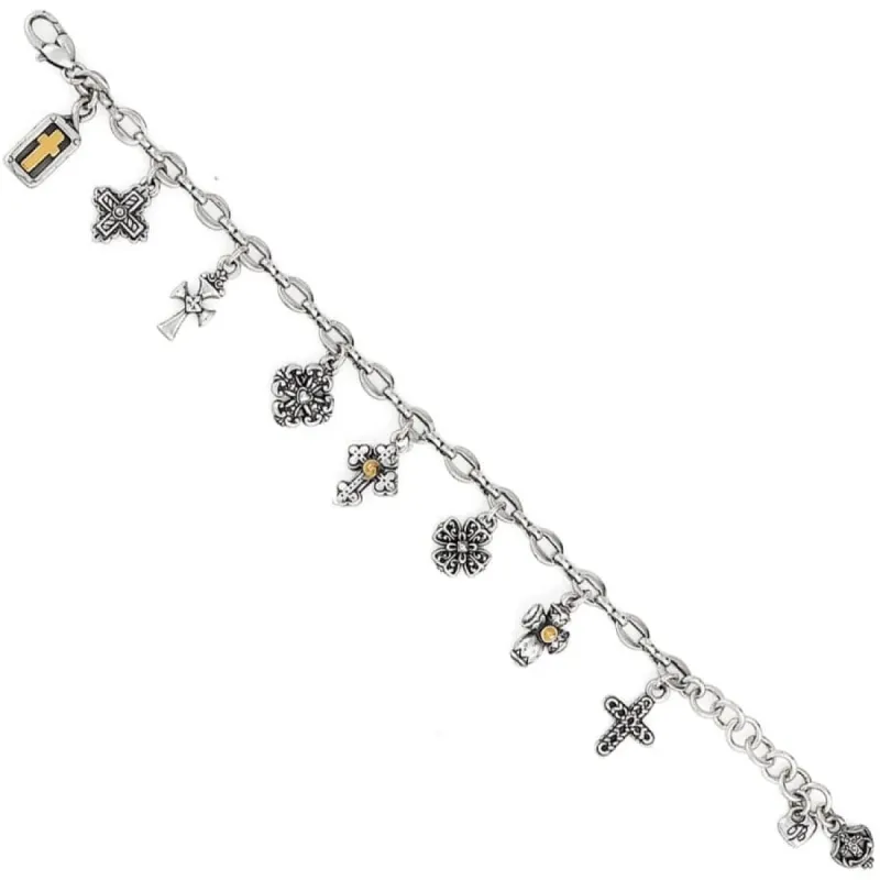 Eternity Cross Bracelet sold by Brighton