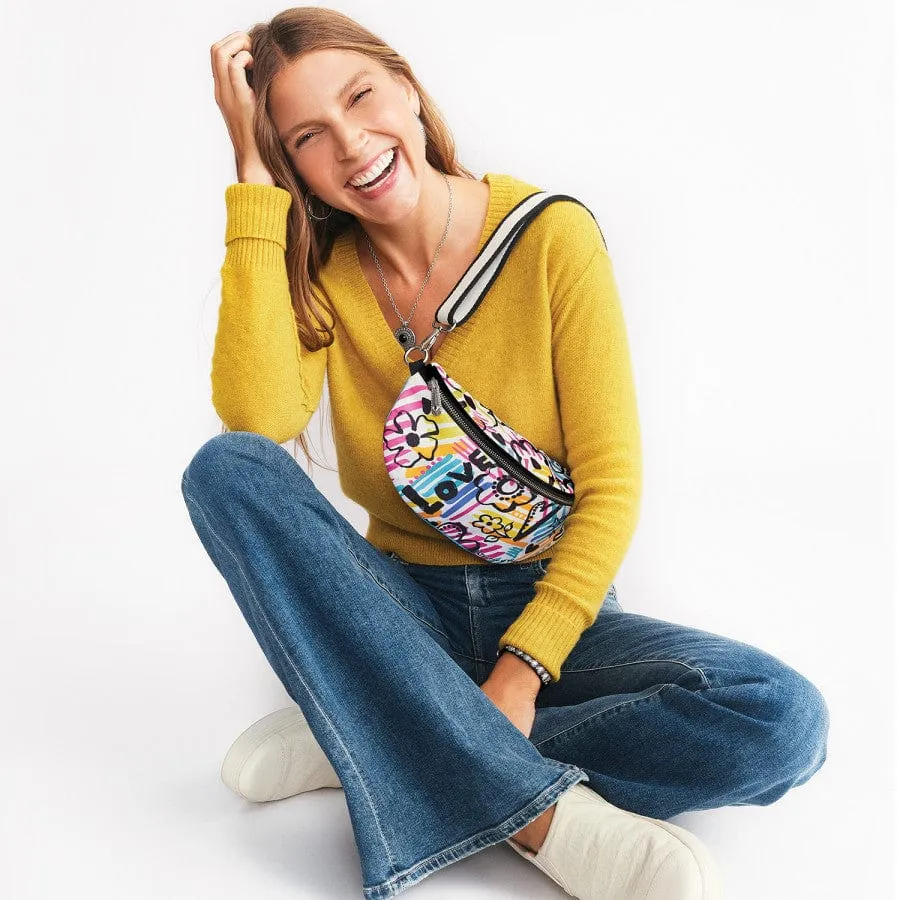 Graffiti Love Cross Body Belt Bag sold by Brighton product image thumbnail 4