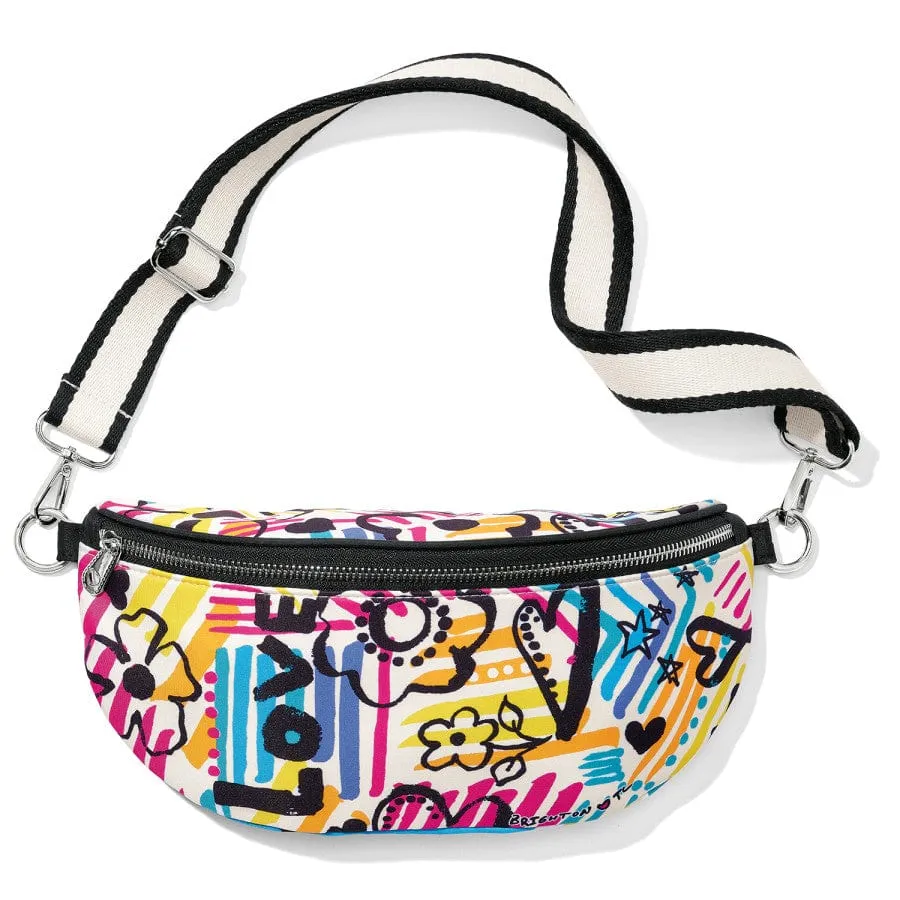 Graffiti Love Cross Body Belt Bag sold by Brighton