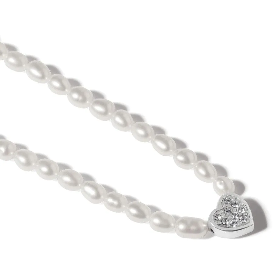 Meridian Zenith Heart Pearl Necklace sold by Brighton product image thumbnail 3