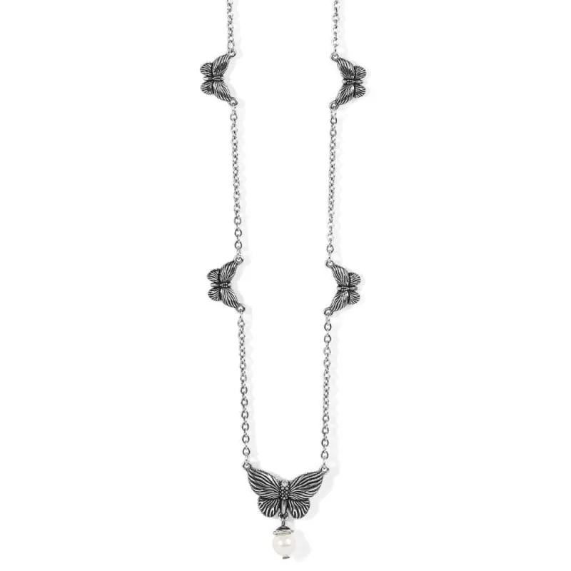 Bloom Butterfly Pearl Necklace sold by Brighton