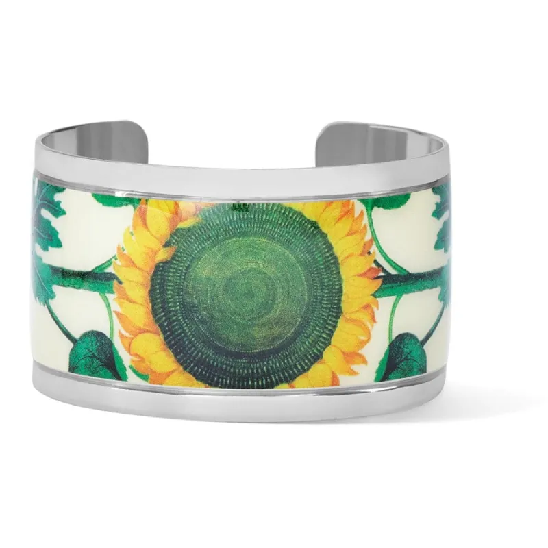 Pop Appeal Sunflower Cuff Bracelet sold by Brighton