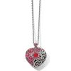 Ecstatic Heart Reversible Convertible Necklace sold by Brighton