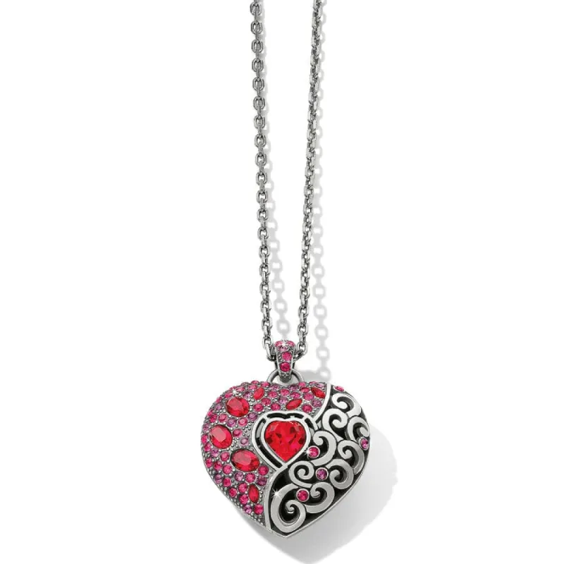 Ecstatic Heart Reversible Convertible Necklace sold by Brighton