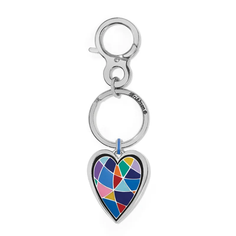 Colormix Heart Handbag Fob sold by Brighton