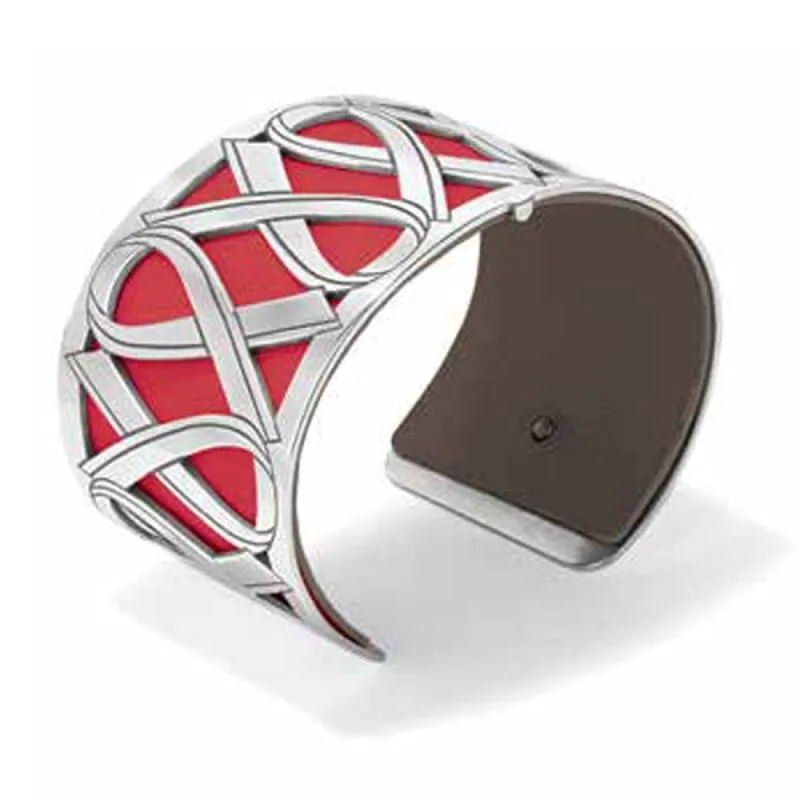 Wear Red Christo Cuff Bracelet sold by Brighton