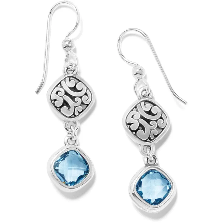 Elora Gems Sky French Wire Earrings sold by Brighton