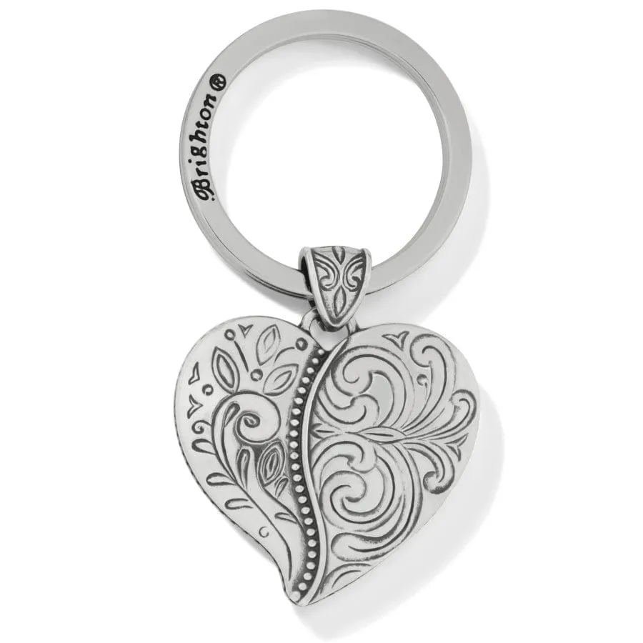 Ornate Heart Key Fob sold by Brighton