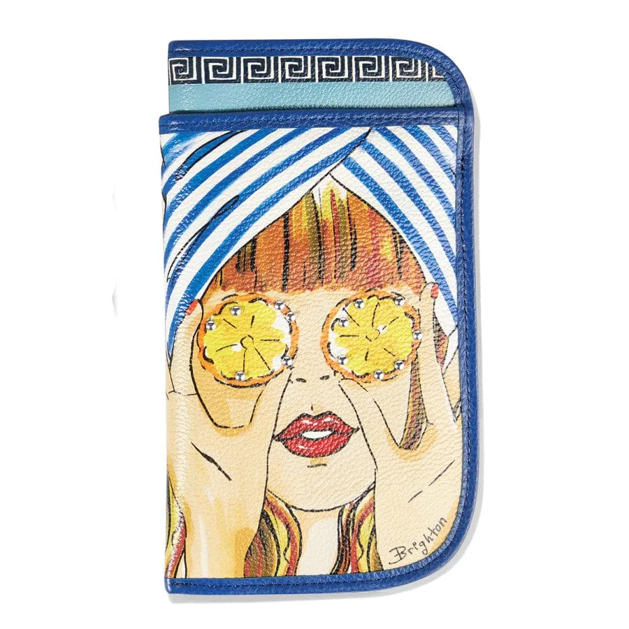 Fashionista Santorini Sunglass Case sold by Brighton