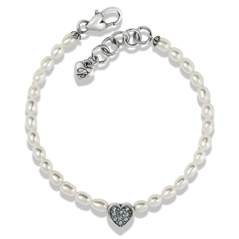 Meridian Zenith Heart Pearl Bracelet sold by Brighton