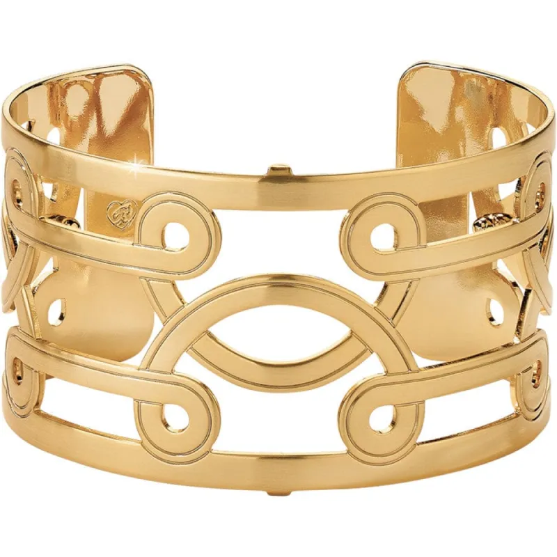 Christo Lima Wide Cuff Bracelet sold by Brighton