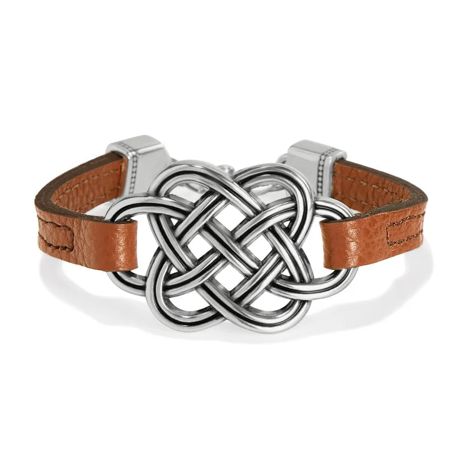 Interlok Trellis Leather Bracelet sold by Brighton product image thumbnail 3