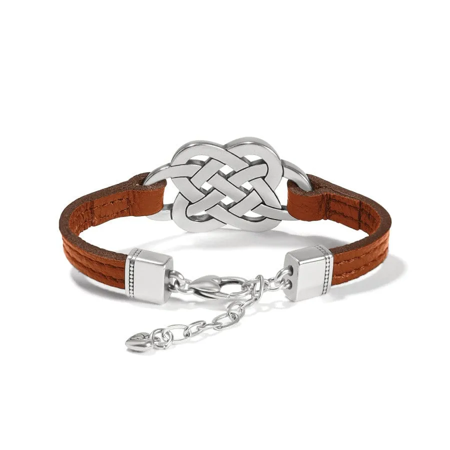 Interlok Trellis Leather Bracelet sold by Brighton product image thumbnail 4