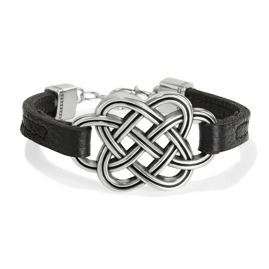 Interlok Trellis Leather Bracelet sold by Brighton