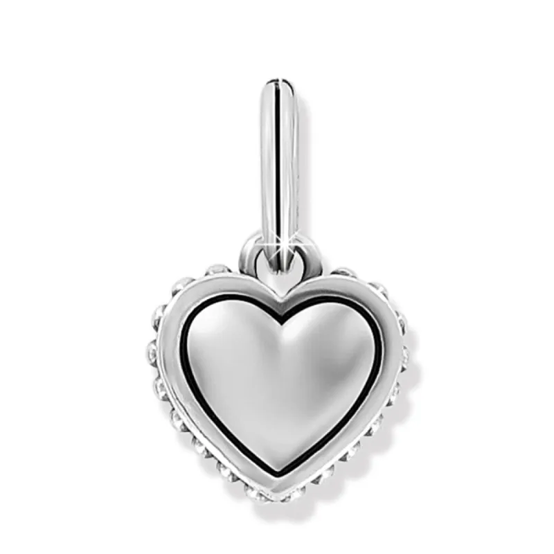 Pretty Tough Bold Heart Charm sold by Brighton
