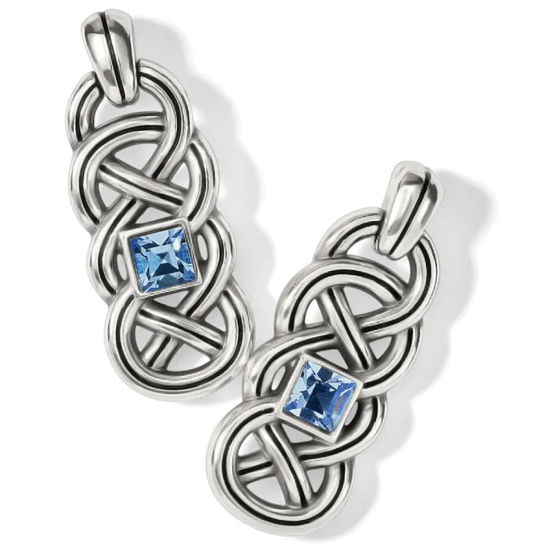 Interlok Lustre Post Drop Earrings sold by Brighton
