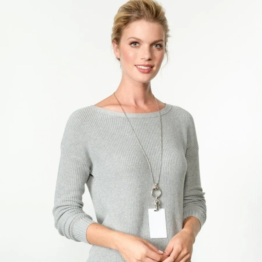 Heart Charm Reversible Badge Clip Necklace sold by Brighton product image thumbnail 4