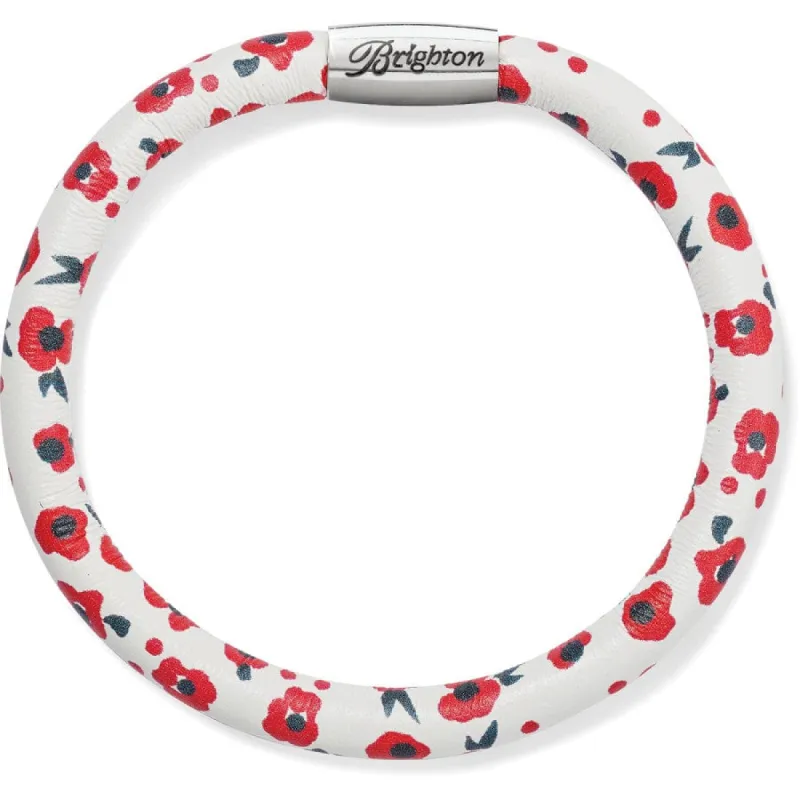 Field Of Poppies Woodstock Bracelet sold by Brighton