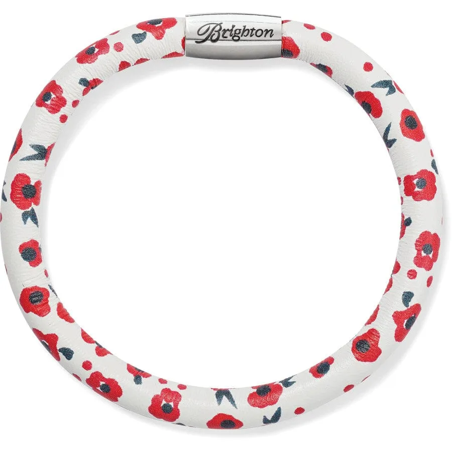 Field Of Poppies Woodstock Bracelet sold by Brighton