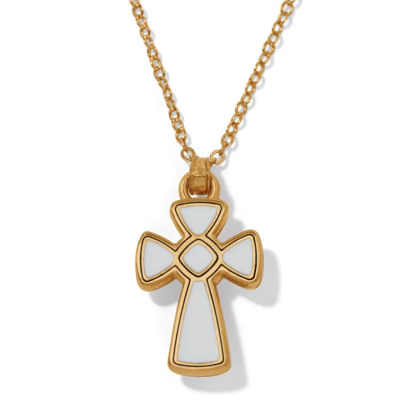 Majestic Royal Cross Reversible Necklace sold by Brighton